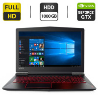 Ігровий ноутбук Б-класс Lenovo Legion Y520 / 15.6" IPS / Intel Core i5-7300HQ (4 ядра по 2.5-3.5 GHz) / 6GB DDR4 / 1000GB HDD / GeForce GTX 1050, 4GB GDDR5, 128-bit / WebCam / HDMI б/в