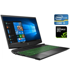 Ігровий ноутбук HP Pavilion Gaming 15-dk0056wm / 15.6" (1920x1080) IPS / Intel Core i5-9300H (4 (8) ядра по 2.4 - 4.1 GHz) / 8 GB DDR4 / 256 GB SSD / nVidia GeForce GTX 1650, 4 GB GDDR5, 128-bit / WebCam б/в