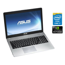 Ігровий ноутбук Asus N56JN / 15.6" (1920x1080) TN / Intel Core i7-4710HQ (4 (8) ядра по 2.5 - 3.5 GHz) / 16 GB DDR3 / 480 GB SSD / nVidia GeForce 840M, 2 GB DDR3, 64-bit / WebCam / Win 10 Home б/в