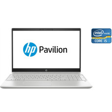 Ноутбук HP Pavilion 15-cc158nr / 15.6" IPS / Core i5-8250U (4(8) ядра по 1.6-3.4 GHz) / 8GB DDR4 / 500GB SSD / UHD Graphics 620 / WebCam / DVD-ROM / Win10 Home б/в