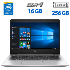 Ультрабук HP EliteBook 830 G6 / 13.3'' (1920x1080) IPS / Intel Core i5-8265U (4 (8) ядра по 1.6 - 3.9 GHz) / 16 GB DDR4 / 256 GB SSD M.2 / Intel UHD Graphics / WebCam / HDMI б/в