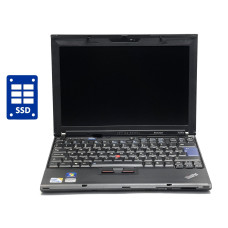 Нетбук Б-класс Lenovo ThinkPad x200s / 12.5" Core 2 Solo ULV SU3500 (1 ядро по 1.4 GHz) / 4 GB DDR3 / 180 GB SSD /GMA 4500MHD / WebCam б/в