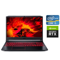Ігровий ноутбук Acer Nitro 5 / 15.6" IPS / Core i5-10300H (4(8) ядра по 2.5-4.5 GHz) / 8GB DDR4 / 256GB SSD / GeForce RTX 3050, 4 GB / WebCam / Win 11 б/в