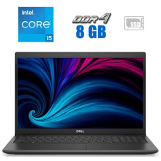 Ультрабук Dell Latitude 3520 / 15.6" (1920x1080) IPS / Intel Core i5-1135G7 (4(8) ядра по 2.4-4.2 GHz) / 8 GB DDR4 / 256 GB SSD / Iris Xe Graphics / WebCam б/в