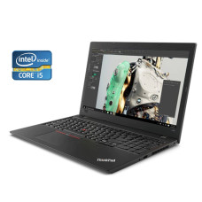 Ноутбук Б-класс Lenovo ThinkPad L580 / 15.6" IPS / Intel Core i5-7300U (2(4) ядра по 2.6-3.5 GHz) / 16GB DDR4 / 512GB SSD / HD Grphics 620 / WebCam / Win 10 Pro б/в