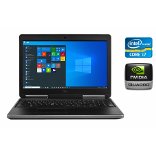 Мобільна робоча станція Б-клас Dell Precision 7510 / 15.6" (1920x1080) IPS / Intel Core i7-6820HQ (4 (8) ядра по 2.7 - 3.6 GHz) / 16 GB DDR4 / 512 GB SSD / nVidia Quadro M1000M, 2 GB DDR3, 128-bit / WebCam / Windows 10 б/в