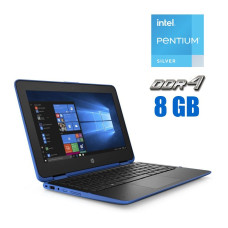 Нетбук-трансформер HP ProBook x360 11 G3 / 11.6" (1366x768) TN Touch / Intel Pentium Silver N5000 (4 ядра по 1.1 - 2.7 GHz) / 8 GB DDR4 / 256 GB SSD / Intel HD Graphics 605 / WebCam / Win 10 Pro б/в