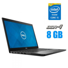 Ноутбук Dell Latitude 7490 / 14" IPS / Intel Core i5-8250U (4(8) ядра по 1.6-3.4 GHz) / 8GB DDR4 / 256GB SSD / UHD Graphics 620 / WebCam б/в
