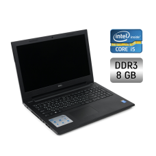 Ноутбук Б-клас Dell Inspiron 15-5547 / 15.6" (1366x768) TN / Intel Core i5-4210U (2 (4) ядра по 1.7 - 2.7 GHz) / 8 GB DDR3 / 256 GB SSD / Intel HD Graphics 4400 / WebCam / Windows 10 б/в