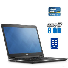 Ультрабук Dell Latitude E7440 / 14" (1920x1080) TN / Intel Core i5-4310U (2 (4) ядра по 2.0 - 3.0 GHz) / 4 GB DDR3 / 256 GB SSD / Intel HD Graphics 4400 / WebCam / Win 8 б/в