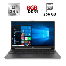 Ноутбук HP 15-dy1731ms / 15.6" (1366x768) TN Touch / Intel Core i3-1005G1 (2 (4) ядра по 1.2 - 3.4 GHz) / 8 GB DDR4 / 256 GB SSD / Intel UHD Graphics / WebCam / HDMI б/в