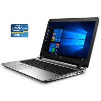 Ноутбук HP ProBook 450 G3 / 15.6" (1920x1080) TN / Intel Core i5-6200U (2 (4) ядра по 2.3 - 2.8 GHz) / 8 GB DDR3 / 240 GB SSD / Intel HD Graphics 520 / WebCam / DVD-ROM / Win 10 Pro б/в