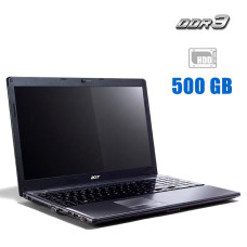 Ноутбук Acer Aspire 5810T / 15.6" TN / Core 2 Solo ULV SU3500 (1 ядро по 1.4GHz) / 4GB DDR3 / 500GB HDD / GMA 4500MHD Graphics / WebCam / DVD-ROM б/в