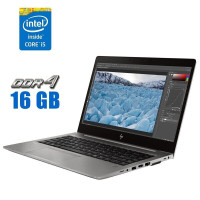 Ультрабук HP ZBook 14u G6 / 14" (1920x1080) IPS / Intel Core i5-8365U (4 (8) ядра по 1.6 - 4.1 GHz) / 16 GB DDR4 / 256 GB SSD M.2 / Intel UHD Graphics 620 / WebCam б/в