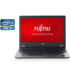 Ноутбук Fujitsu LifeBook U758 / 15.6" (1366x768) TN / Core i5-8350U (4(8) ядра по 1.7-3.6GHz) / 8GB DDR4 / 256GB SSD / UHD Graphics 620 / WebCam б/в