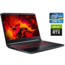 Ігровий ноутбук Acer Nitro 5 AN515-57-5700 / 15.6" (1920x1080) IPS / Intel Core i5-11400H (6 (12) ядра по 4.5 GHz) / 32 GB DDR4 / 512 GB SSD / nVidia GeForce RTX 3050 Ti, 4 GB GDDR6, 128-bit / WebCam б/в