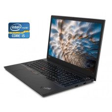 Ноутбук Lenovo ThinkPad E15 / 15.6" IPS / Intel Core i5-10210U (4(8) ядра по 1.6-4.2 GHz) / 16GB DDR4 / 480GB SSD / UHD Graphics / WebCam / Win 11 Pro б/в