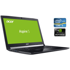 Ігровий ноутбук Acer Aspire A517-51G / 17.3" (1920x1080) IPS / Intel Core i5-7200U (2 (4) ядра по 2.5 - 3.1 GHz) / 8 GB DDR4 / 256 GB SSD / nVidia GeForce 940MX, 2 GB GDDR5, 64-bit / WebCam б/в