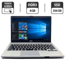 Ультрабук Б-клас Fujitsu LifeBook S935 / 13.3" (1920x1080) IPS Touch / Intel Core i5-5300U (2 (4) ядра 2.3 - 2.9 GHz) / 8 GB DDR3 / 256 GB SSD / Intel HD Graphics 5500 / WebCam / VGA / Windows 10 Pro б/в