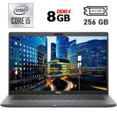 Ультрабук Б-клас Dell Latitude 7410 / 14" (1920x1080) IPS / Intel Core i5-10210U (4 (8) ядра по 1.6 - 4.2 GHz) / 8 GB DDR4 / 256 GB SSD M.2 / Intel UHD Graphics / WebCam / USB 3.2 / HDMI / Windows 10 б/в