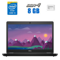 Ультрабук Dell Latitude 5490 / 14" (1366x768) TN / Intel Core i5-8350U (4 (8) ядра по 1.7 - 3.6 GHz) / 8 GB DDR4 / 120 GB SSD / Intel UHD Graphics 620 / WebCam / HDMI б/в