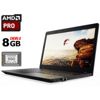 Ноутбук Lenovo ThinkPad E575 / 15.6" TN / AMD PRO A6-9500B (2 ядра по 2.3-3.2 GHz) / 8GB DDR4 / 120GB SSD / Radeon R5 Graphics / WebCam / HDMI б/в
