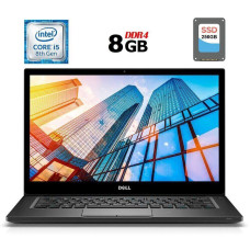 Ноутбук Dell Latitude 7490 / 14" (1920x1080) IPS / Intel Core i5-8350U (4 (8) ядра по 1.7 - 3.6 GHz) / 8 GB DDR4 / 256 GB SSD M.2 / Intel UHD Graphics 620 / WebCam / USB 3.1 / HDMI б/в