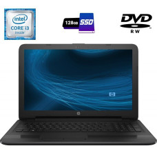 Ноутбук HP 250 G5 / 15.6" (1366x768) TN / Intel Core i3-6006U (2 (4) ядра по 2.0 GHz) / 4 GB DDR4 / 128 GB SSD / Intel HD Graphics 520 / WebCam б/в
