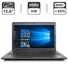 Ноутбук Lenovo ThinkPad E540 / 15.6" TN / Core i5-4200M (2(4) ядра по 2.5-3.1GHz) / 8GB DDR3 / 320GB HDD / HD Graphics 4600 / WebCam / DVD-ROM / Win 10 Pro б/в