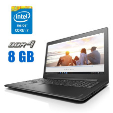Ноутбук Lenovo IdeaPad 310-15IKB / 15.6" (1366x768) TN Touch / Intel Core i7-7500U (2 (4) ядра по 2.7 - 3.5 GHz) / 8 GB DDR4 / 256 GB SSD / Intel HD Graphics 620 / WebCam / Win 10 б/в