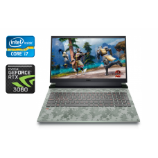 Ігровий ноутбук Dell G15 5520 / 15.6" (1920x1080) IPS / Intel Core i7-12700H (14 (20) ядер по 3.5 - 4.7 GHz) / 16 GB DDR5 / 1000 GB SSD / nVidia GeForce RTX 3060, 6 GB GDDR6, 192-bit / WebCam / Windows 10 б/в