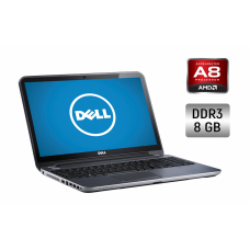 Ноутбук Dell Inspiron 5535 / 15.6" (1366x768) TN / AMD A8 5545M (4 ядра по 1.7 - 2.7 GHz) / 8 GB DDR3 / 256 GB SSD / Radeon HD 8510G / WebCam / Windows 10 б/в