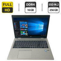 Ноутбук HP ProBook 650 G4 / 15.6" (1920x1080) TN / Intel Core i7-8850H (6 (12) ядер по 2.6 - 4.3 GHz) / 16 GB DDR4 / 256 GB SSD M.2 / Intel UHD Graphics 630 / WebCam б/в