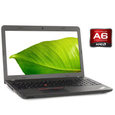 Ноутбук Lenovo ThinkPad E565 / 15.6" (1366x768) TN / AMD A6-8500P (2 ядра по 1.6 - 3.0 GHz) / 8 GB DDR3 / 240 GB SSD / AMD Radeon R5 Graphics / WebCam / DVD-ROM / Win 10 Pro б/в