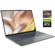 Ігровий ноутбук Lenovo Ideapad Slim 7 16ARH7 / 16" (2560x1600) IPS Touch / AMD Ryzen 7 6800HS (8 (16) ядер по 3.2 - 4.7 GHz) / 16 GB DDR4 / 512 GB SSD / nVidia GeForce RTX 3050, 4 GB GDDR6, 128-bit / WebCam б/в