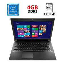 Ноутбук Lenovo B590 / 15.6" (1366x768) TN / Intel Celeron M1005 (2 (2) ядра по 1.9 GHz) / 4 GB DDR3 / 320 GB HDD / Intel HD Graphics / WebCam / Батарея не тримає б/в