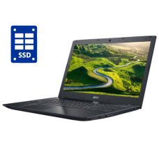 Ноутбук Acer Aspire E5-575-33BM / 15.6" TN / Core i3-7100U (2(4) ядра по 2.4GHz) / 8GB DDR4 / 256GB SSD / HD Graphics 620 / WebCam / DVD-ROM / Win 10 Home б/в