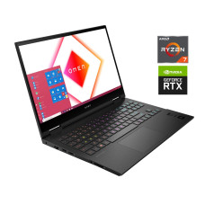 Ігровий ноутбук Б-клас HP Omen 15-en1013dx / 15.6" (1920x1080) IPS / AMD Ryzen 7 5800H (8 (16) ядер по 3.2 - 4.4 GHz) / 16 GB DDR4 / 512 GB SSD / nVidia GeForce RTX 3060, 6 GB GDDR6, 192-bit / WebCam б/в