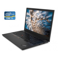 Ноутбук Lenovo ThinkPad E15 / 15.6" IPS / Intel Core i5-10210U (4(8) ядра по 1.6-4.2 GHz) / 16GB DDR4 / 480GB SSD / UHD Graphics / WebCam / Win10 Pro б/в