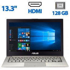 Ультрабук Б-класс Asus ZenBook UX32A / 13.3" TN / Core i3-2367M (2(4) ядра по 1.4GHz) / 6GB DDR3 / 128GB SSD / HD Graphics 3000 / WebCam / HDMI б/в