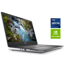 Мобільна робоча станція Dell Precision 7760 / 17.3" (3840x2160) IPS / Intel Xeon W-11955M (8 (16) ядер по 2.6 - 5.0 GHz) / 64 GB DDR4 / 1000 GB SSD / nVidia RTX A5000, 16 GB GDDR6, 256-bit / WebCam / Win 11 Pro б/в