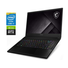 Ігровий ноутбук Б-клас MSI GS66 Stealth 11UE / 15.6" (1920x1080) IPS / Intel Core i7-11800H (8 (16) ядер по 2.3 - 4.6 GHz) / 16 GB DDR4 / 1000 GB SSD / nVidia GeForce RTX 3060, 6 GB GDDR6, 192-bit / WebCam б/в