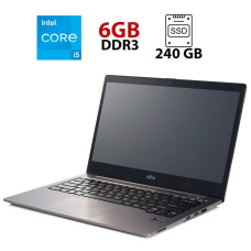 Ультрабук Б-клас Fujitsu LifeBook U904 / 14" (3200x1800) IPS / Intel Core i5-4300U (2 (4) ядра по 1.9 - 2.9 GHz) / 6 GB DDR3 / 240 GB SSD / Intel HD Graphics 4400 / WebCam б/в