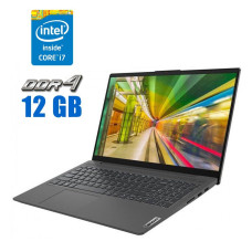 Ультрабук Lenovo IdeaPad 5 15ITL05 / 15.6" (1920x1080) IPS / Intel Core i7-1165G7 (4 (8) ядра по 2.8 - 4.7 GHz) / 12 GB DDR4 / 512 GB SSD / Intel Iris Xe Graphics / WebCam б/в