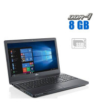 Ноутбук Fujitsu LifeBook A357 / 15.6" (1920x1080) TN / Intel Core i3-6006U (2 (4) ядра по 2.0 GHz) / 8 GB DDR4 / 256 GB SSD / Intel HD Graphics 520 / WebCam б/в