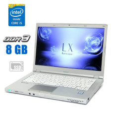 Захищений ноутбук Panasonic CF-LX6 / 14" (1920x1080) IPS / Intel Core i5-7300U (2 (4) ядра по 2.6 - 3.5 GHz) / 8 GB DDR3 / 256 GB SSD / Intel HD Graphics 620 / WebCam б/в