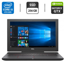 Ігровий ноутбук Dell Inspiron G5 5587 / 15.6" IPS / Intel Core i5-8300H (4(8) ядра по 2.3-4 GHz) / 16GB DDR4 / 256GB SSD / GeForce GTX 1060 Max-Q, 6GB GDDR5, 192-bit / WebCam / HDMI б/в
