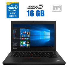 Ультрабук Lenovo ThinkPad T460 / 14" (1920x1080) IPS / Intel Core i5-6200U (2 (4) ядра по 2.3 - 2.8 GHz) / 16 GB DDR3 / 480 GB SSD / Intel HD Graphics 520 / WebCam / 3G / Дві АКБ б/в