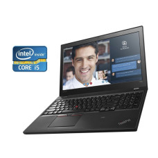 Ноутбук Lenovo ThinkPad T560 / 15.6" (1920x1080) IPS / Intel Core i5-6200U (2 (4) ядра по 2.3 - 2.8 GHz) / 16 GB DDR3 / 240 GB SSD / Intel HD Graphics 520 б/в
