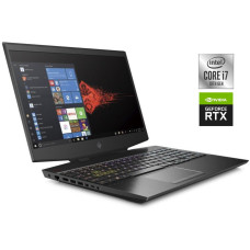 Ігровий ноутбук HP Omen 15-dh1053nr / 15.6" (1920x1080) IPS / Intel Core i7-10750H (6 (12) ядер по 2.6 - 5.0 GHz) / 32 GB DDR4 / 512 GB SSD / nVidia GeForce RTX 2070 Max-Q, 8 GB GDDR6, 256-bit / WebCam / Win 10 Home б/в